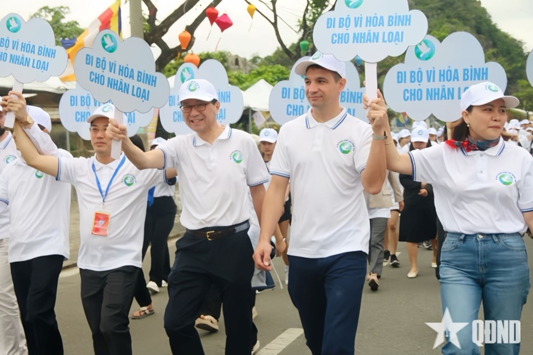 Hơn 600 người sẽ tham gia “Những bước chân hòa bình”